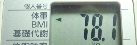 �̏d78.1kg